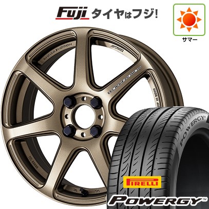 【新品国産車用5穴114.3】 夏タイヤ ホイール4本セット 225/60R17 ピレリ パワジー WORK ワーク エモーション T7R 7J 17インチ(送料無料)