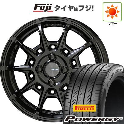 【新品国産車用5穴114.3】 夏タイヤ ホイール4本セット 225/60R17 ピレリ パワジー 共豊 ガレルナ レフィーノ 7J 17インチ(送料無料)