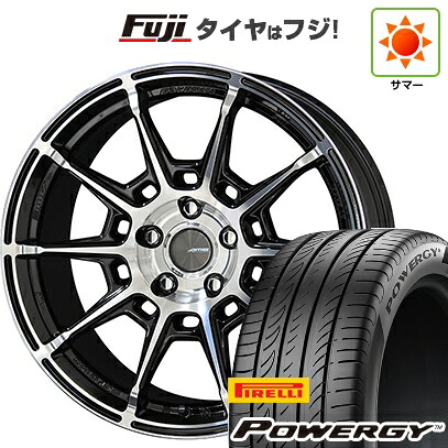 【新品国産車用5穴114.3】 夏タイヤ ホイール4本セット 235/60R18 ピレリ パワジー 共豊 ガレルナ レフィーノ 8J 18インチ(送料無料)