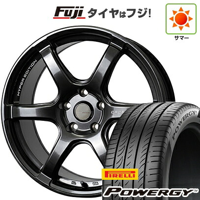 【新品国産車用5穴114.3】 夏タイヤ ホイール4本セット 235/60R18 ピレリ パワジー ホットスタッフ クロススピード ハイパーエディションRS6 7.5J 18インチ(送料無料)