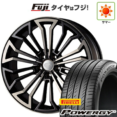 【新品国産車用5穴100】 夏タイヤ ホイール4本セット 225/55R18 ピレリ パワジー ENKEI エンケイ all オールエイト【限定】 7.5J 18インチ(送料無料)