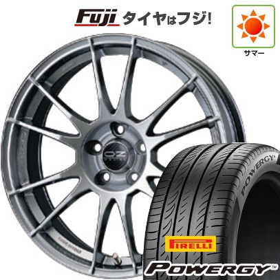 【新品国産車用5穴100】 夏タイヤ ホイール4本セット 225/40R18 ピレリ パワジー OZ ウルトラレッジェーラ 8J 18インチ(送料無料)