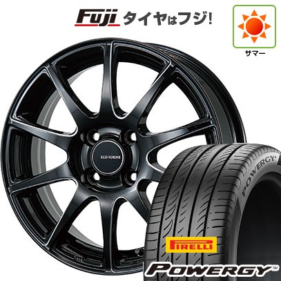 【新品国産車用4穴100】 夏タイヤ ホイール4本セット 175/65R15 ピレリ パワジー ブリヂストン エコフォルム CRS23 5.5J 15インチ(送料無料)