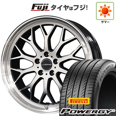 【新品国産車用5穴114.3】 夏タイヤ ホイール4本セット 235/55R18 ピレリ パワジー コスミック ヴェネルディ ルガーノ 7.5J 18インチ(送料無料)