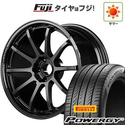 【新品国産車用5穴114.3】 夏タイヤ ホイール4本セット 215/45R18 ピレリ パワジー RAYS レイズ グラムライツ 57NR 7.5J 18インチ(送料無料)|フジコーポレーション