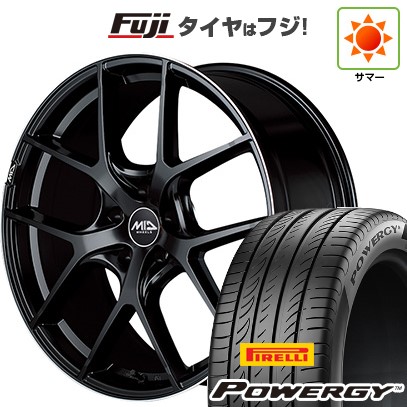 【新品国産車用5穴114.3】 夏タイヤ ホイール4本セット 225/65R17 ピレリ パワジー MID WHEELS MID EXCLUSIVE 025F 7J 17インチ(送料無料)|フジコーポレーション