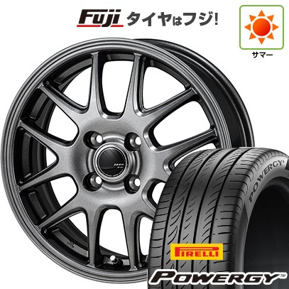 【新品国産車用4穴100】 夏タイヤ ホイール4本セット 185/60R15 ピレリ パワジー モンツァ ZACK JP-205 5.5J 15インチ(送料無料)|フジコーポレーション