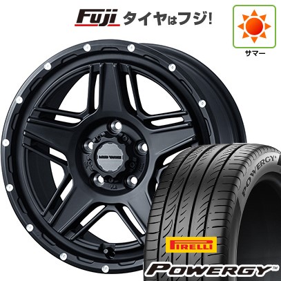 【新品国産車用5穴114.3】 夏タイヤ ホイール4本セット 225/60R17 ピレリ パワジー WEDS ウェッズアドベンチャー マッドヴァンス 07 7J 17インチ(送料無料)