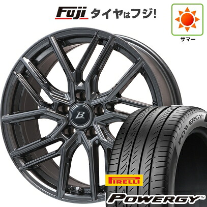 【新品国産車用5穴114.3】 夏タイヤ ホイール4本セット 225/50R18 ピレリ パワジー ブランドルライン ヴァレーゼ ディープグレー 7.5J 18インチ(送料無料)｜フジコーポレーション 68,970円