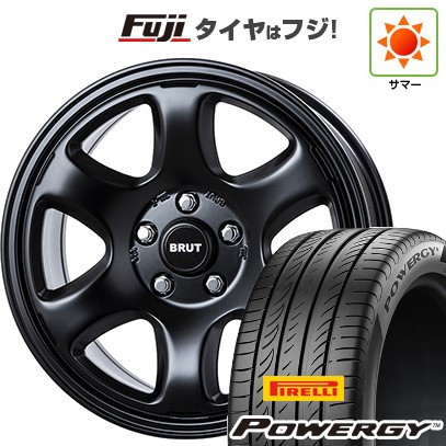 【新品国産車用5穴114.3】 夏タイヤ ホイール4本セット 225/60R17 ピレリ パワジー トライスター BRUT BR-44 7.5J 17インチ(送料無料)｜フジコーポレーション