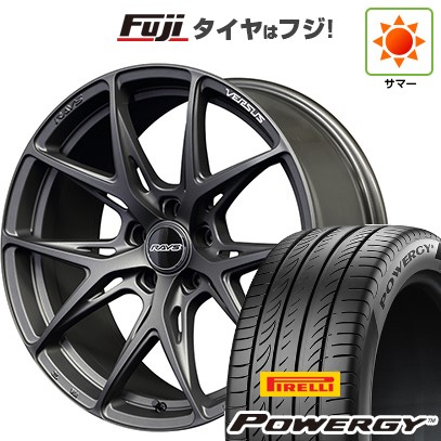 【新品国産車用5穴114.3】 夏タイヤ ホイール4本セット 245/45R19 ピレリ パワジー RAYS レイズ ベルサス VV21S 8.5J 19インチ(送料無料)｜フジコーポレーション