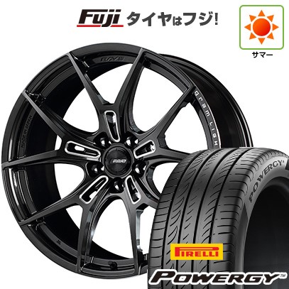 【新品国産車用5穴114.3】 夏タイヤ ホイール4本セット 225/50R18 ピレリ パワジー RAYS レイズ グラムライツ 57FXZ 7.5J 18インチ(送料無料)｜フジコーポレーション