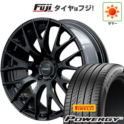 【新品国産車用5穴114.3】 夏タイヤ ホイール4本セット 245/40R20 ピレリ パワジー RAYS レイズ ホムラ 2X9R 8.5J 20インチ(送料無料)