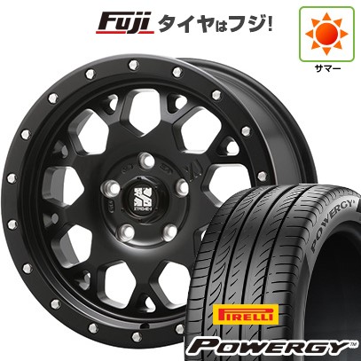 【新品国産車用5穴114.3】 夏タイヤ ホイール4本セット 215/65R16 ピレリ パワジー MLJ エクストリームJ XJ04 7J 16インチ(送料無料)｜フジコーポレーション