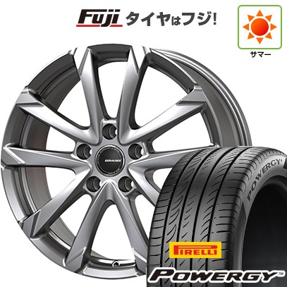 【新品国産車用5穴114.3】 夏タイヤ ホイール4本セット 205/65R16 ピレリ パワジー コーセイ クレイシズ GC36F 6.5J 16インチ(送料無料)｜フジコーポレーション