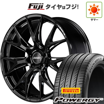【新品国産車用5穴114.3】 夏タイヤ ホイール4本セット 245/35R20 ピレリ パワジー RAYS レイズ ベルサス VV27S 8.5J 20インチ(送料無料)