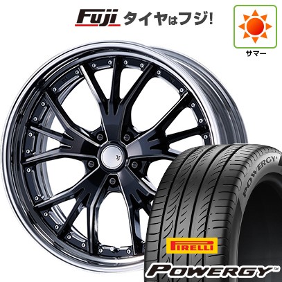 【新品国産車用5穴114.3】 夏タイヤ ホイール4本セット 245/45R19 ピレリ パワジー エムズスピード JJランチャ 8J 19インチ(送料無料)|フジコーポレーション