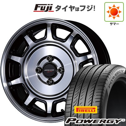 【新品 軽自動車】N-BOX タント スペーシア 夏タイヤ ホイール4本セット 165/55R15 ピレリ パワジー クリムソン ホクトレーシング 零式S 5J 15インチ(送料無料)