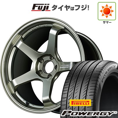 【新品国産車用5穴114.3】 夏タイヤ ホイール4本セット 245/45R19 ピレリ パワジー ヨコハマ アドバンレーシング GT ビヨンド 8.5J 19インチ(送料無料)｜フジコーポレーション