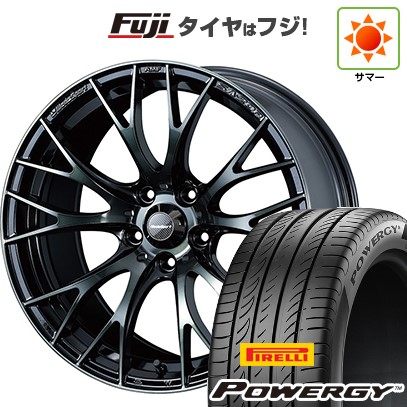 【新品国産車用5穴114.3】 夏タイヤ ホイール4本セット 215/50R17 ピレリ パワジー WEDS ウェッズスポーツ SA-20R 17インチ(送料無料)