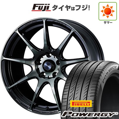 【新品国産車用5穴114.3】 夏タイヤ ホイール4本セット 215/50R17 ピレリ パワジー WEDS ウェッズスポーツ SA-99R 17インチ(送料無料)
