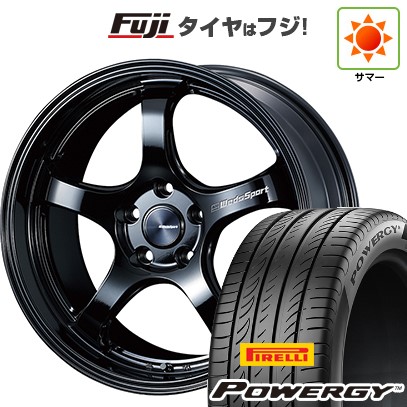 【新品国産車用5穴114.3】 夏タイヤ ホイール4本セット 225/50R18 ピレリ パワジー WEDS ウェッズ ウェッズスポーツ RN-05M 8J 18インチ(送料無料)｜フジコーポレーション