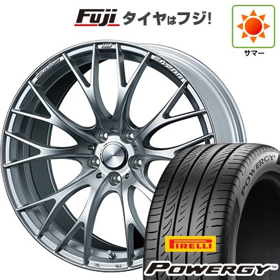 【新品国産車用5穴114.3】 夏タイヤ ホイール4本セット 245/40R20 ピレリ パワジー WEDS ウェッズスポーツ SA-20R 8.5J 20インチ(送料無料)