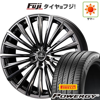 【新品国産車用5穴114.3】 夏タイヤ ホイール4本セット 235/55R19 ピレリ パワジー WEDS ウェッズ クレンツェ ヴィルハーム 225EVO 8J 19インチ(送料無料)