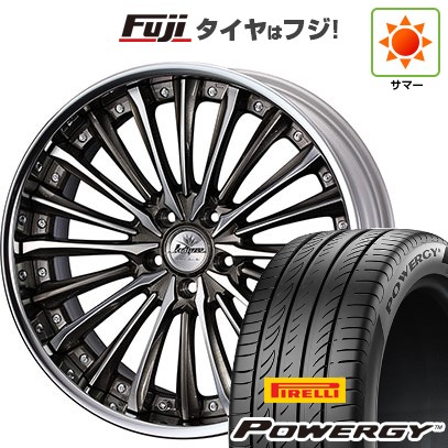 【新品国産車用5穴114.3】 夏タイヤ ホイール4本セット 245/40R20 ピレリ パワジー WEDS ウェッズ クレンツェ ヴィルハーム 8.5J 20インチ(送料無料)