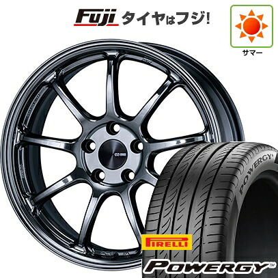 【新品国産車用5穴114.3】 夏タイヤ ホイール4本セット 215/45R18 ピレリ パワジー ENKEI エンケイ PerformanceLine PF09 LIMITED EDITION 7.5J 18インチ(送料無料)｜フジコーポレーション