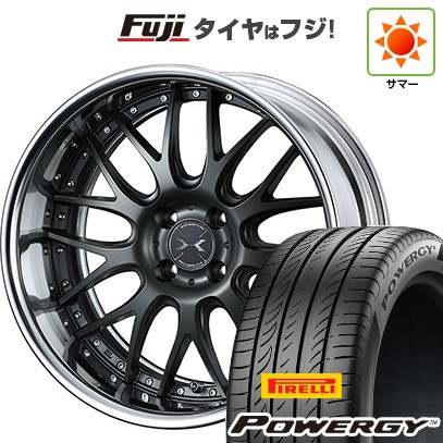 【新品国産車用4穴100】 夏タイヤ ホイール4本セット 195/55R16 ピレリ パワジー WEDS ウェッズ マーベリック 709M 6.5J 16インチ(送料無料)