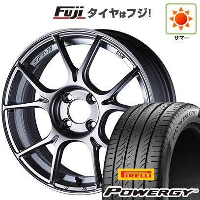 【新品国産車用4穴100】 夏タイヤ ホイール4本セット 195/55R16 ピレリ パワジー SSR GT GTX02 6.5J 16インチ(送料無料)｜フジコーポレーション