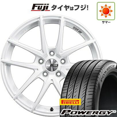 【新品国産車用5穴100】 夏タイヤ ホイール4本セット 225/40R18 ピレリ パワジー SSR ライナー タイプ10モノブロック 7.5J 18インチ(送料無料)|フジコーポレーション
