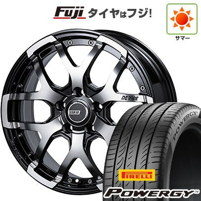 【新品国産車用5穴114.3】 夏タイヤ ホイール4本セット 225/60R17 ピレリ パワジー SSR ディバイド ZS 7J 17インチ(送料無料)|フジコーポレーション