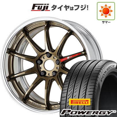 【新品国産車用5穴114.3】 夏タイヤ ホイール4本セット 245/35R19 ピレリ パワジー WORK ワーク エモーション ZR10 2P フルリバースリム 8.5J 19インチ(送料無料)|フジコーポレーション
