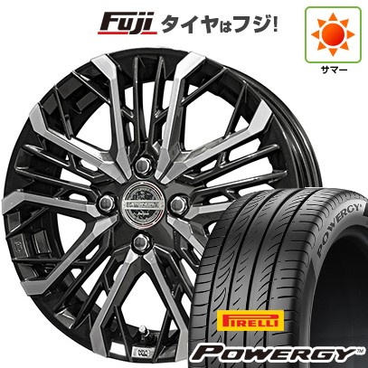 【新品国産車用5穴114.3】 夏タイヤ ホイール4本セット 235/55R18 ピレリ パワジー 共豊 シュタイナー LGX 7.5J 18インチ(送料無料)