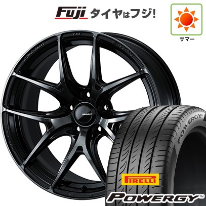 【新品国産車用5穴114.3】 夏タイヤ ホイール4本セット 225/45R18 ピレリ パワジー WEDS ウェッズ ウェッズスポーツ SA-01R 8J 18インチ(送料無料)|フジコーポレーション
