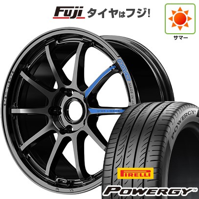 【新品国産車用5穴114.3】 夏タイヤ ホイール4本セット 225/60R18 ピレリ パワジー RAYS レイズ グラムライツ 57NR SPEC-M 7.5J 18インチ(送料無料)｜フジコーポレーション 111,750円