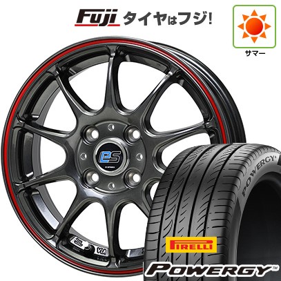 【新品国産車用4穴100】 夏タイヤ ホイール4本セット 185/65R15 ピレリ パワジー ホットスタッフ ジースピード es-01 5.5J 15インチ(送料無料)