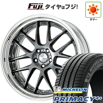 【新品国産車用5穴114.3】 夏タイヤ ホイール4本セット 245/40R21 ミシュラン プライマシー4+ WORK ワーク ランベック LM7 9J 21インチ(送料無料)