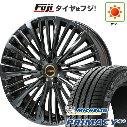 【新品】40系アルファード/ヴェルファイア用 夏タイヤ ホイール4本セット 245/40R21 ミシュラン プライマシー4+ プレミックス MER-X BMC(平座ナット) 8.5J 21インチ(送料無料)