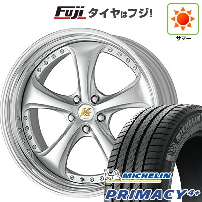 【新品国産車用5穴114.3】 夏タイヤ ホイール4本セット 245/40R21 ミシュラン プライマシー4+ WORK ワーク VS VS-KF# 9J 21インチ(送料無料)