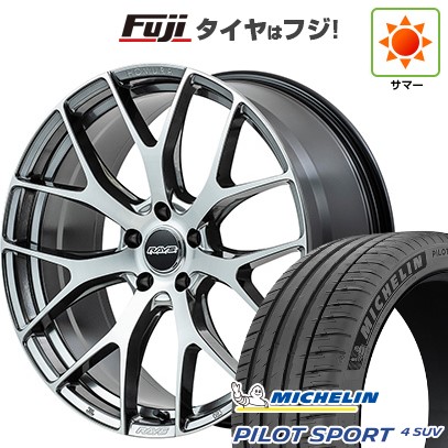 【新品】40系アルファード/ヴェルファイア用 夏タイヤ ホイール4本セット 245/45R20 ミシュラン パイロット スポーツ4 SUV RAYS レイズ ホムラ 2X7FT 8.5J 20インチ(送料無料)