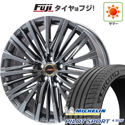 【新品】レクサスRX 2022/11- 夏タイヤ ホイール4本セット 235/50R21 ミシュラン パイロット スポーツ4 SUV プレミックス MER-V SBC(R14ボルト) 21インチ(送料無料)