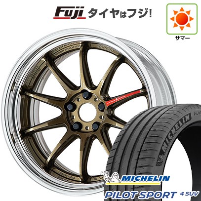 【新品】40系アルファード/ヴェルファイア用 夏タイヤ ホイール4本セット 245/45R20 ミシュラン パイロット スポーツ4 SUV WORK ワーク エモーション ZR10 2P ステップリム 8.5J 20インチ(送料無料)