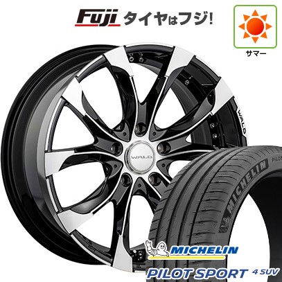 【新品】ランクル200 夏タイヤ ホイール4本セット 285/45R22 ミシュラン パイロット スポーツ4 SUV WALD ヴァルド ジャレット J11-C 1/5 10J 22インチ(送料無料)|フジコーポレーション