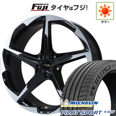 【新品】レクサスRX 2022/11- 夏タイヤ ホイール4本セット 235/50R21 ミシュラン パイロット スポーツ4 SUV ACE AAF ブリエ FORGED ブラックポリッシュ(R14) 21インチ(送料無料)