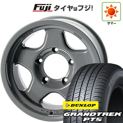 【新品】ランクル70(GDJ76W) 夏タイヤ ホイール4本セット 265/70R16 ダンロップ グラントレック PT5 フォーバイフォーエンジニア ブラッドレー V 7040 アニバーサリー 8J 16インチ(送料無料)
