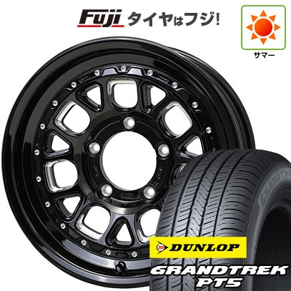 【新品】ジムニー 夏タイヤ ホイール4本セット 175/80R16 ダンロップ グラントレック PT5 ホットスタッフ バークレイハードロック ヒューロン 5.5J 16インチ(送料無料)|フジコーポレーション
