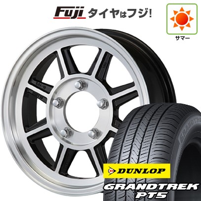 【新品】ジムニー 夏タイヤ ホイール4本セット 175/80R16 ダンロップ グラントレック PT5 ハヤシレーシング ハヤシストリート タイプSTJ 5.5J 16インチ(送料無料)